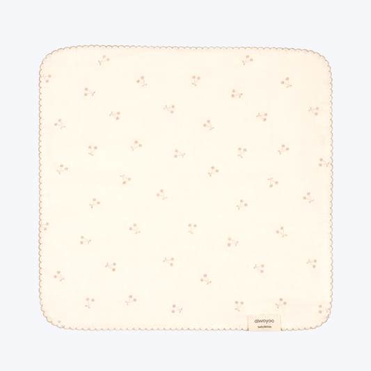 Cherry Mini Print Cotton Handkerchief