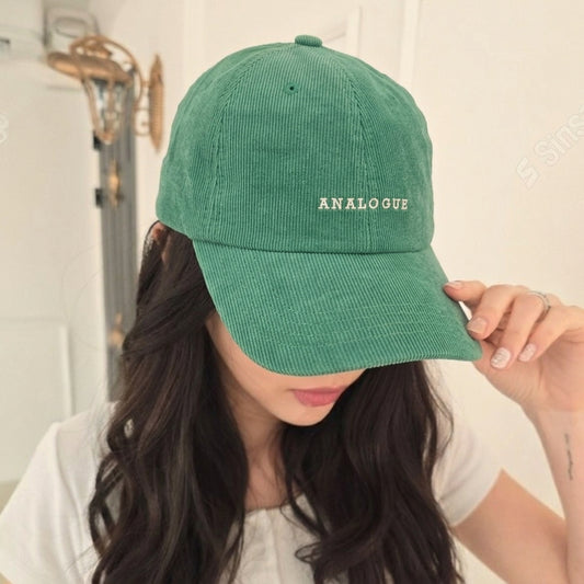 ANALOGUE Corduroy Embroidered Cap