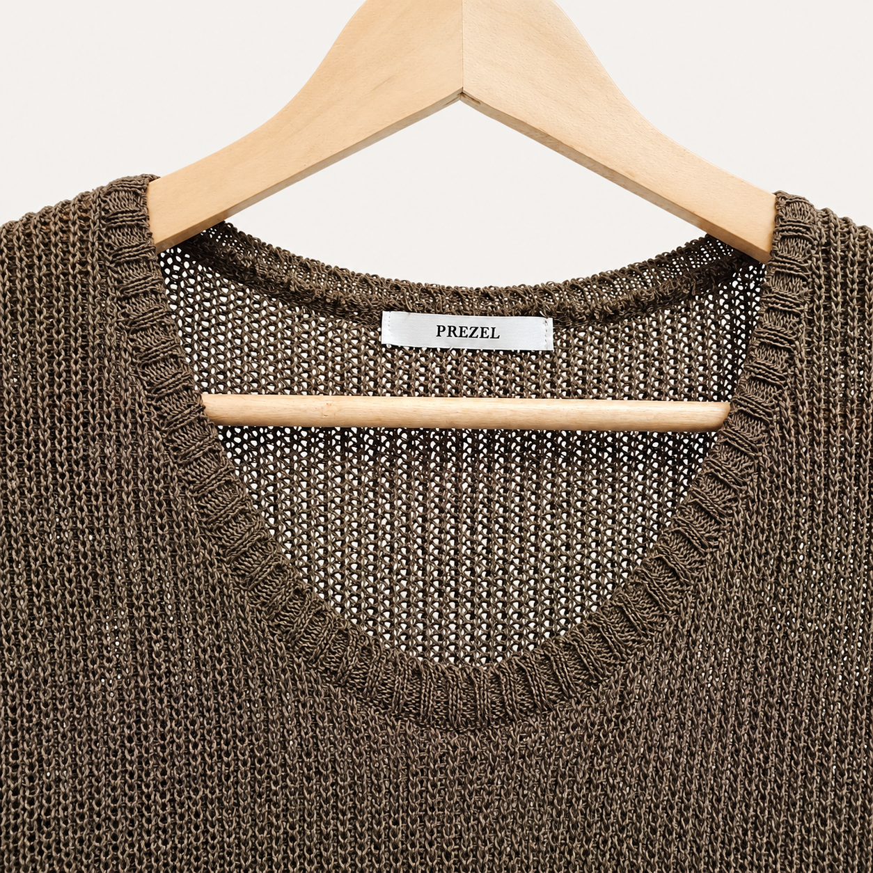 Relaxed Textured Knit Top - Women One Size