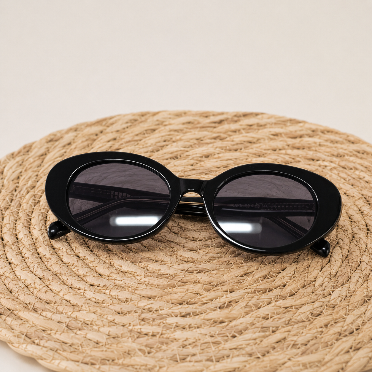 Retro Slim Oval Sunglasses