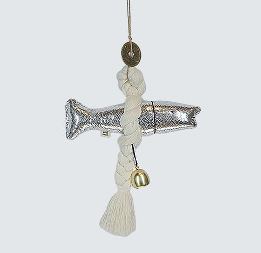 Guardian Fish Charm – Silver Shine (BIG) | Peace & Protection Charm