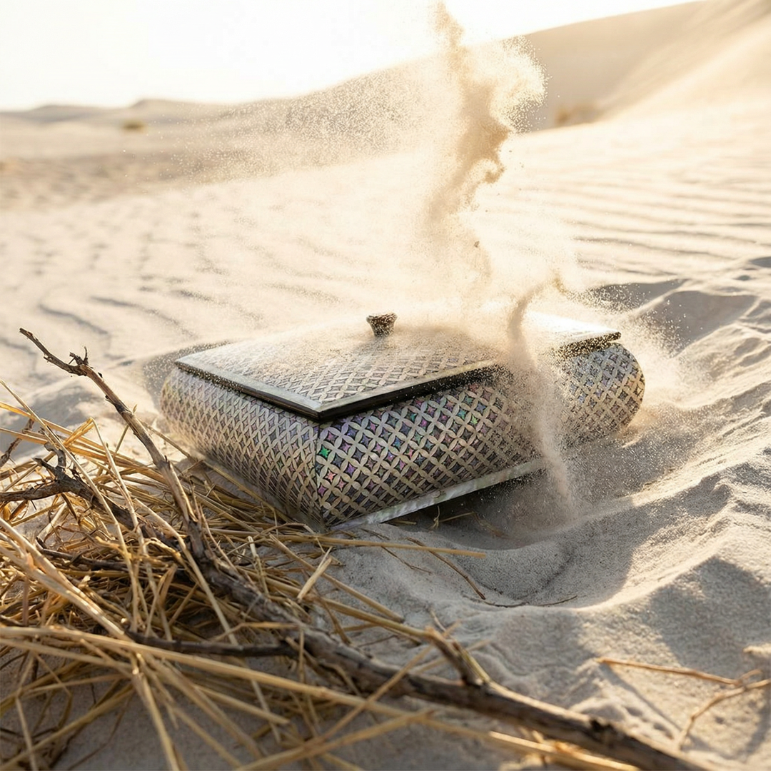 Jagae Mother-of-Pearl Layered Pattern Jewelry Box – Pearl Grey