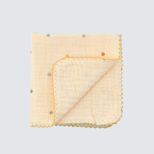 Soft Confetti Cotton Gauze Handkerchief