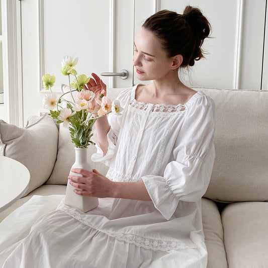 Scarlet Cotton Loungewear Dress