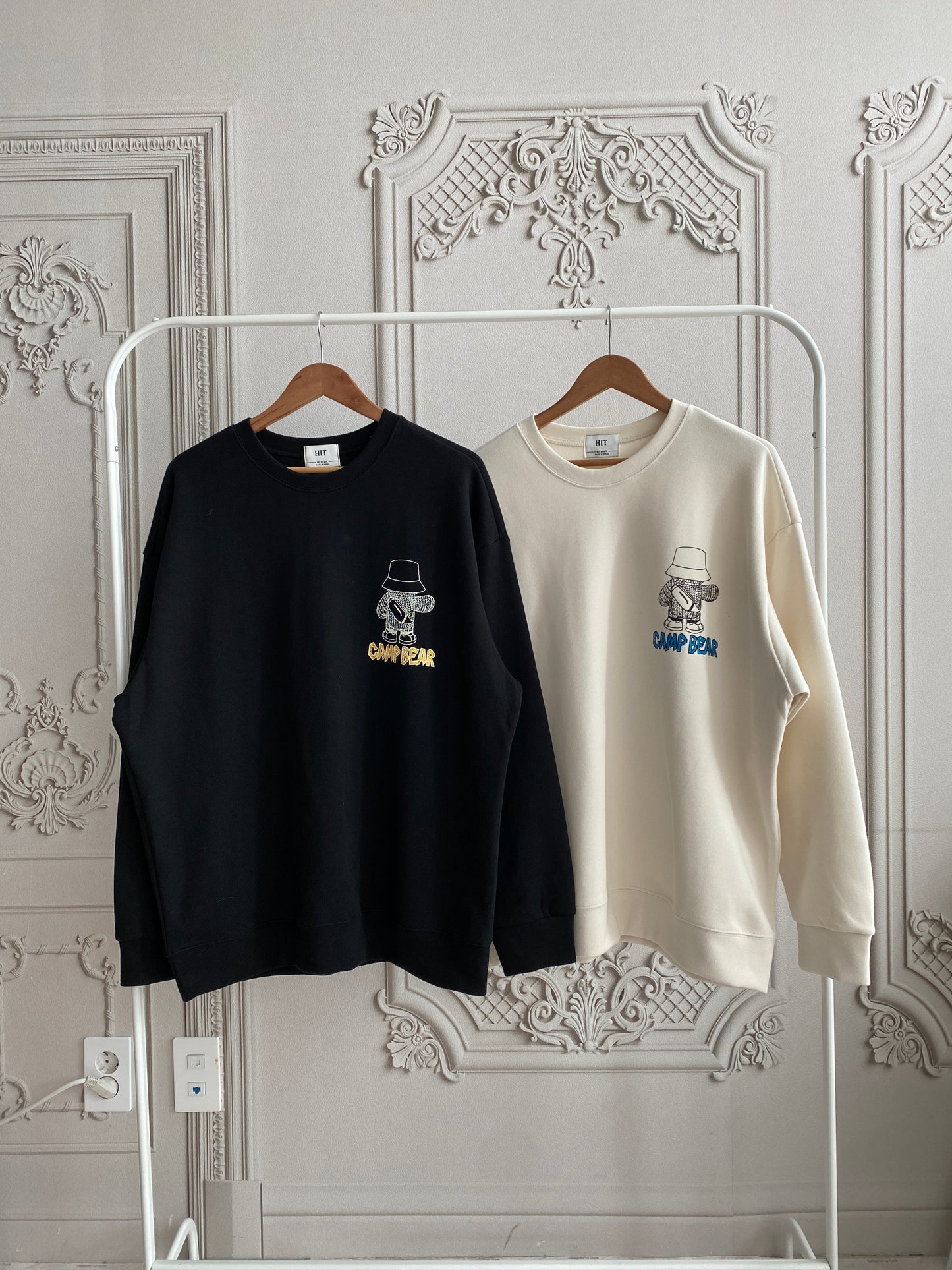 Camp Bear Graphic Sweatshirt (UNISEX / WOMEN – OVERFIT)