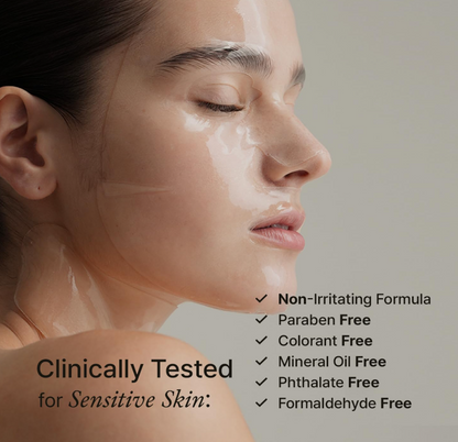 House of B Glow Glutathione 2-Step Face Film Mask Set (5 Sheets) – Skin Tone Enhancement & Wrinkle Care Korean Mask