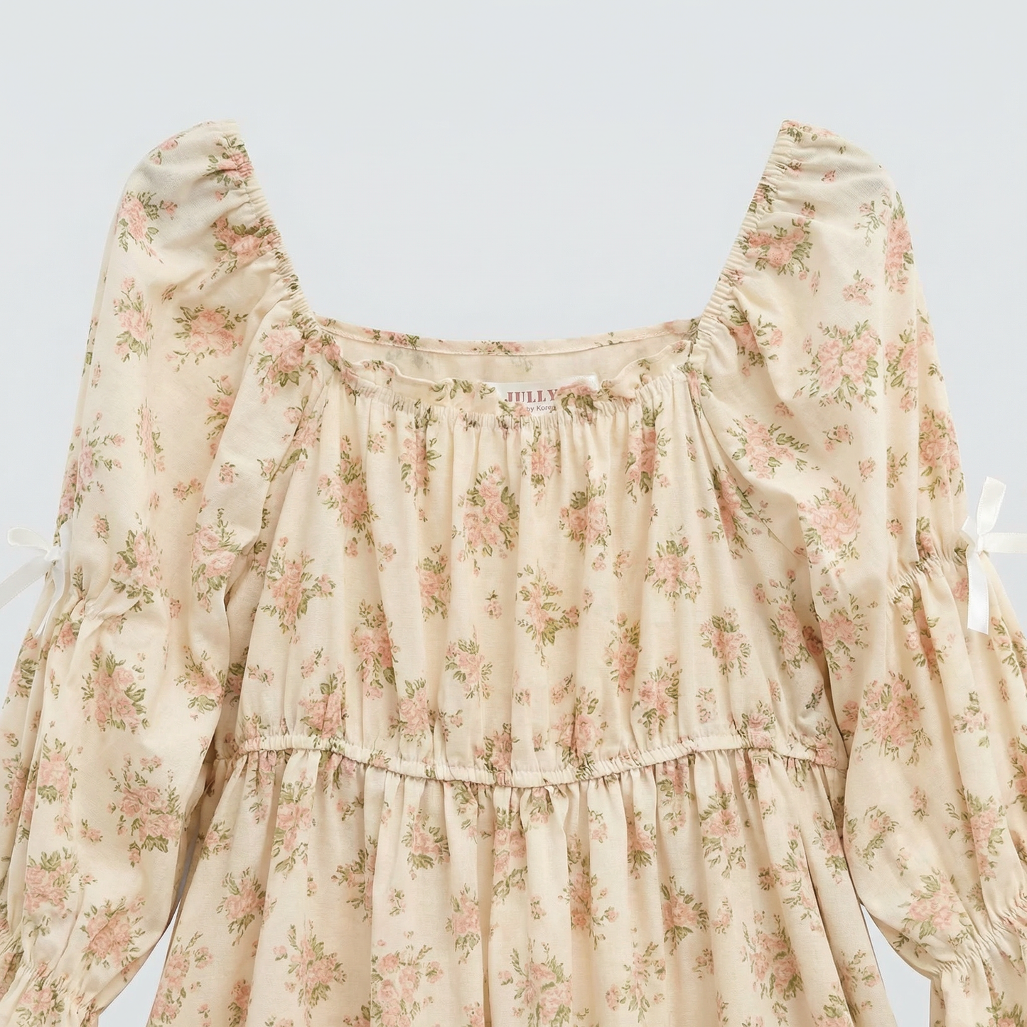 Rose Long Cotton Loungewear Dress