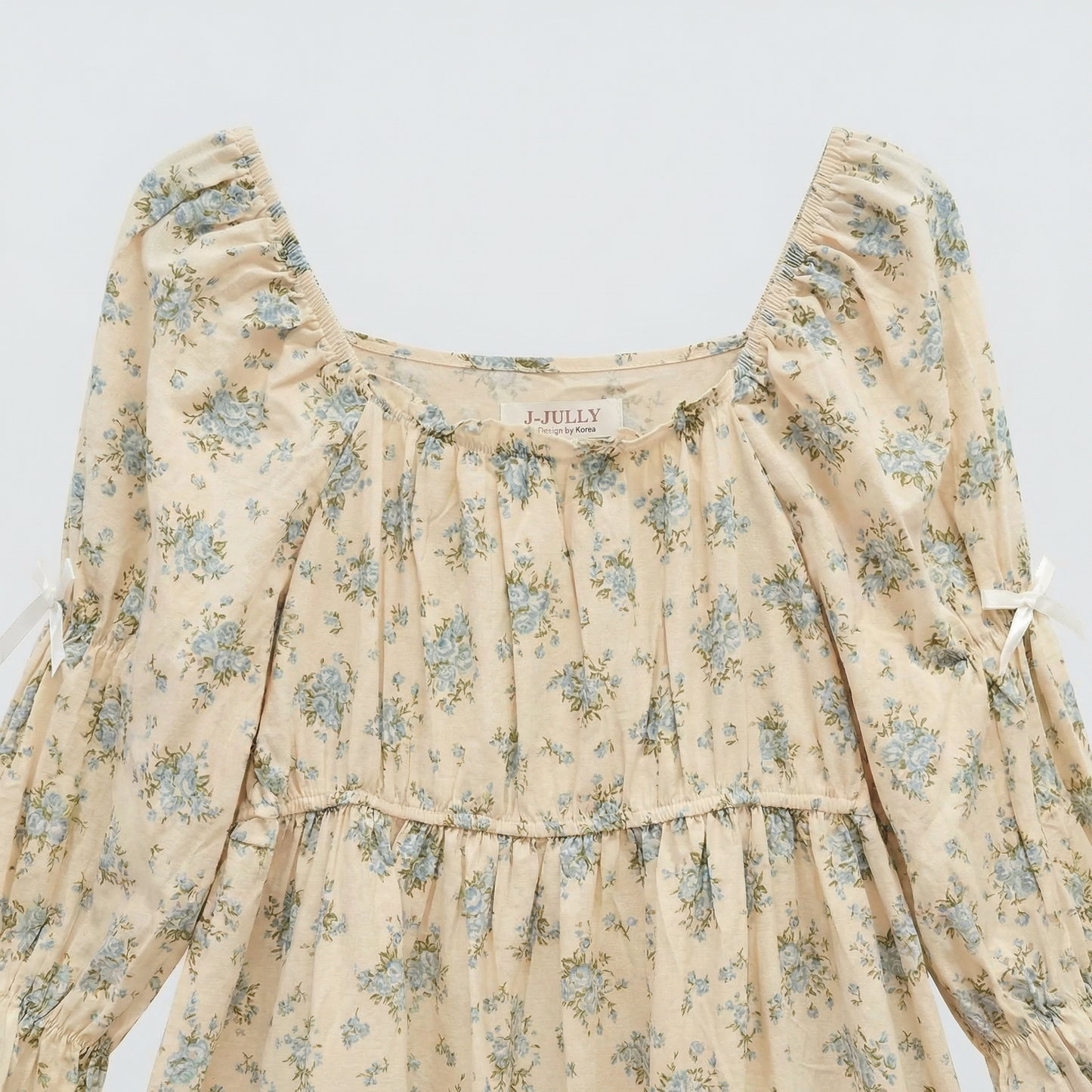 Rose Long Cotton Loungewear Dress