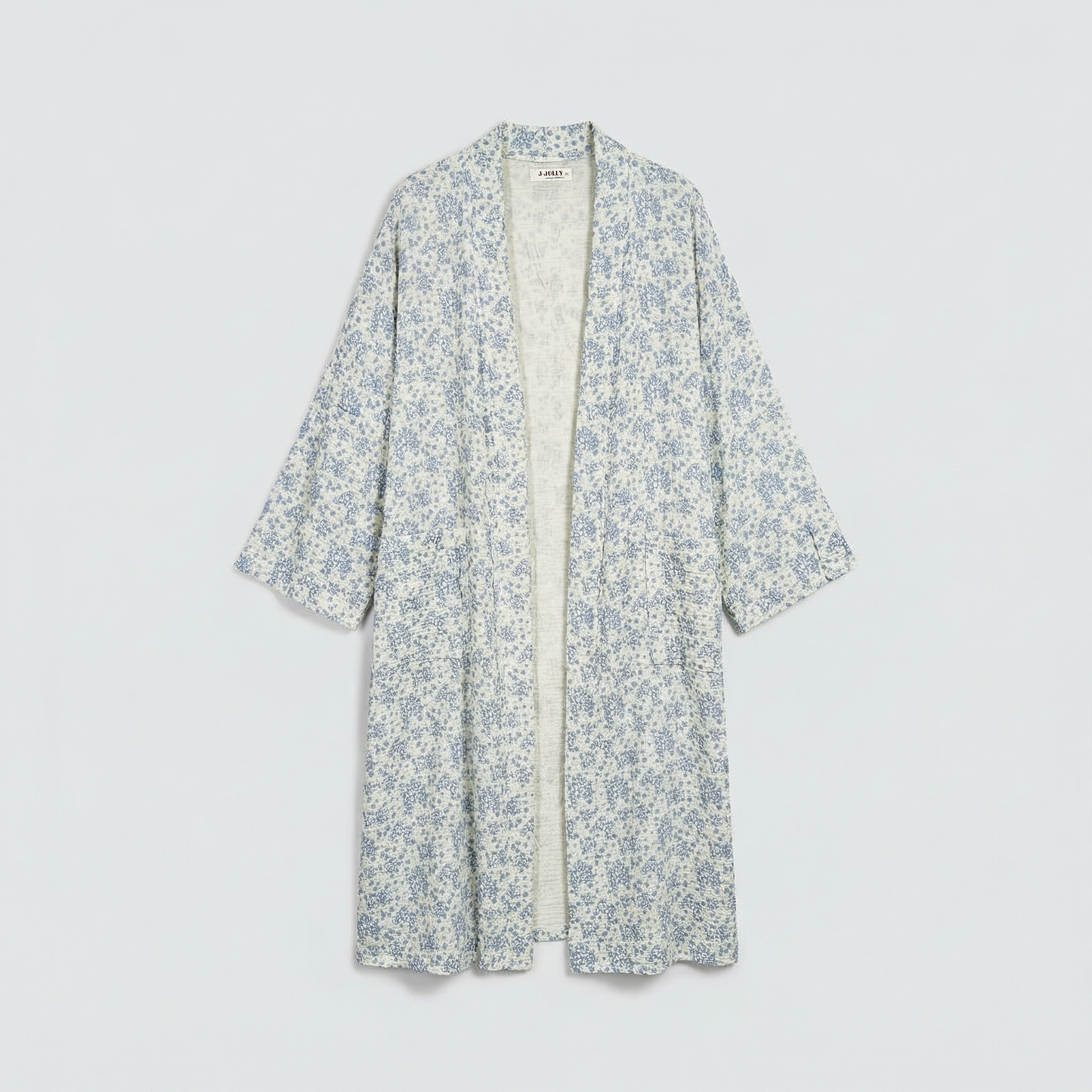 Rose Cotton Gauze Robe & Pants Loungewear Set