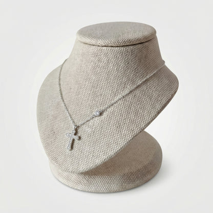 Radiant Cross S925 Silver Necklace