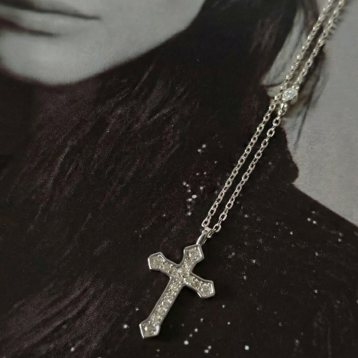 Radiant Cross S925 Silver Necklace