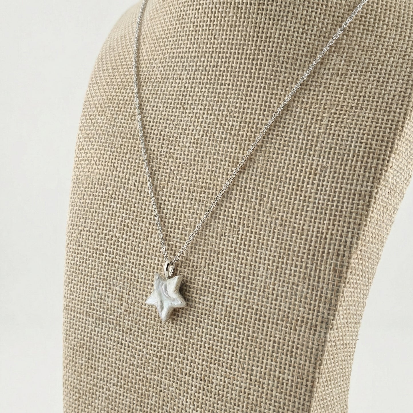 Freshwater Pearl Star Pendant S925 Silver Necklace