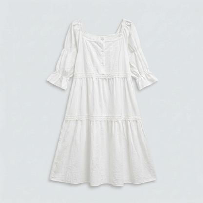 Scarlet Cotton Loungewear Dress