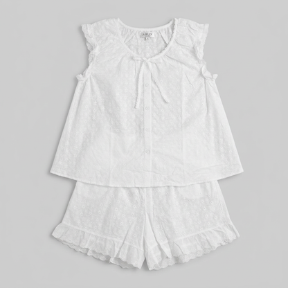Dandelion Cotton Eyelet Pajama Set