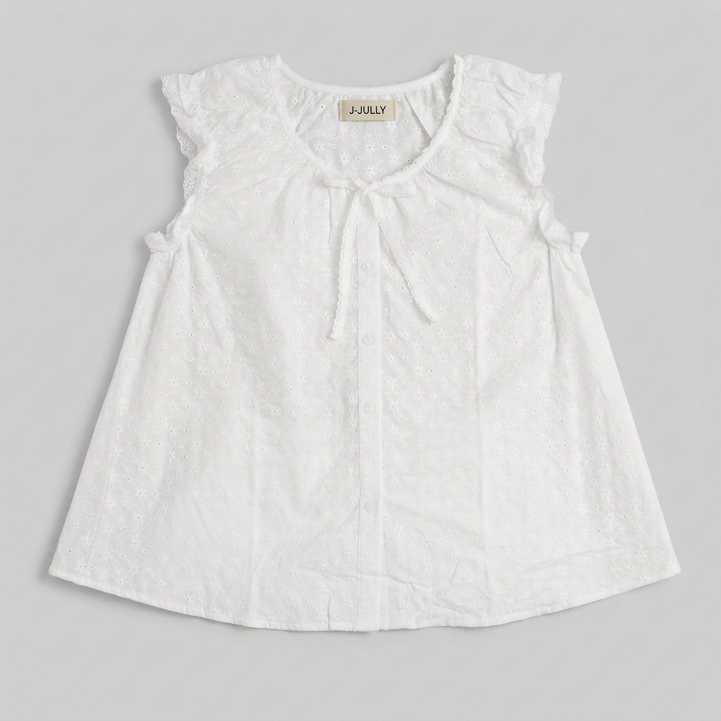 Dandelion Cotton Eyelet Pajama Set