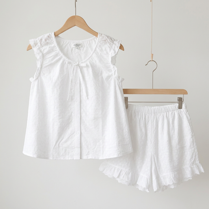 Dandelion Cotton Eyelet Pajama Set