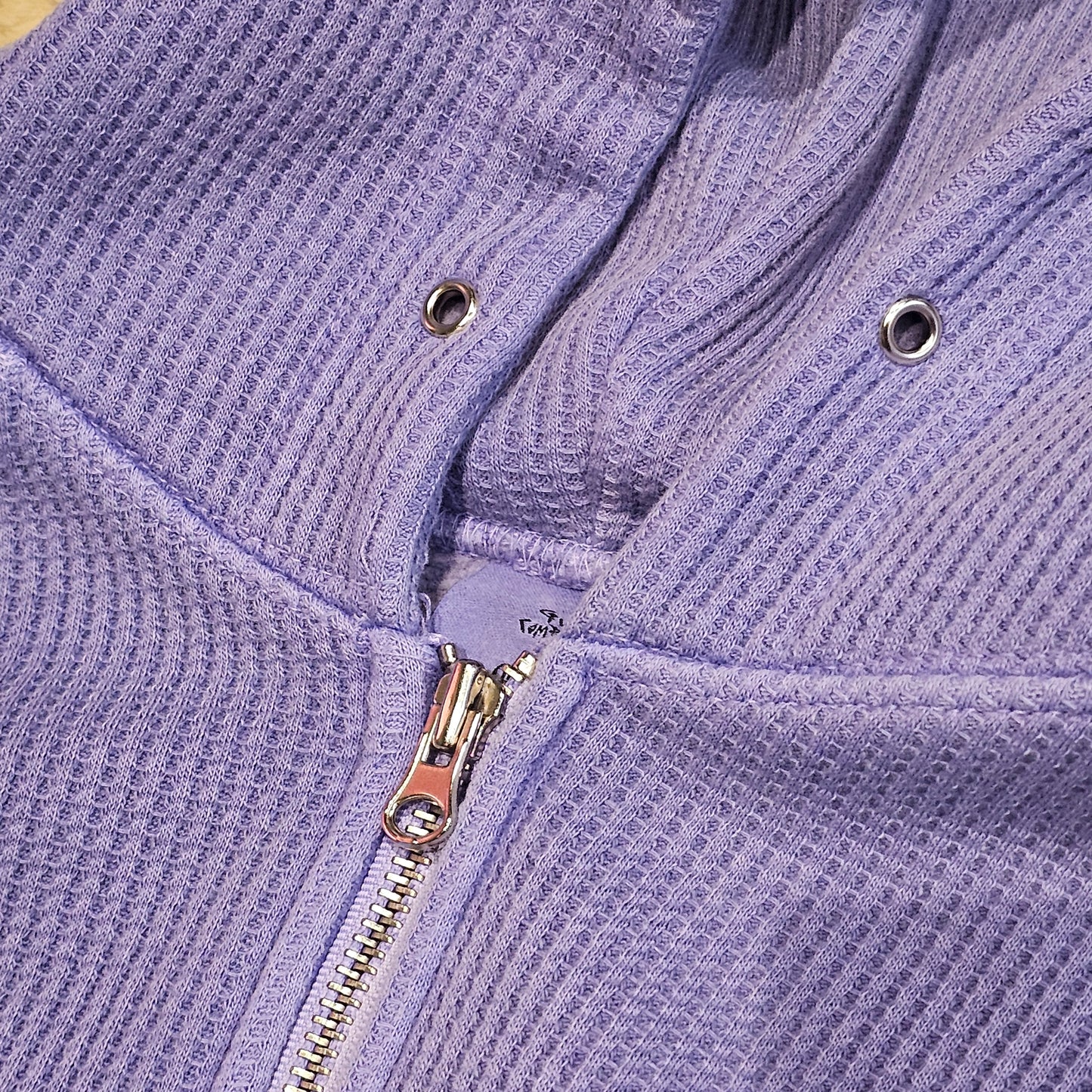 Women’s Fleece-Lined Zip-Up Setwear –  Soft Purple