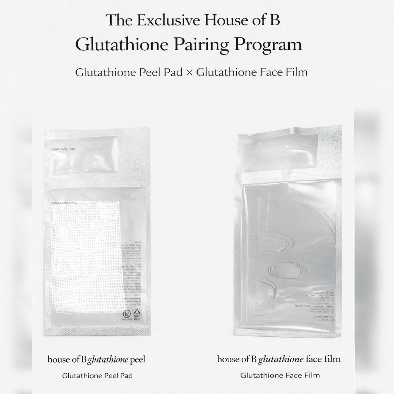 House of B Glutathione Peel – Korean Top-Line 2-Step Professional Renewal | 4 Count