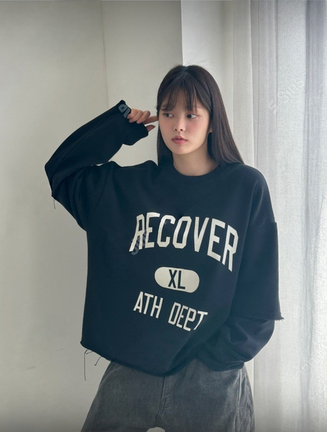 Recover XL Layered Sweatshirt (UNISEX / WOMEN – OVERFIT)