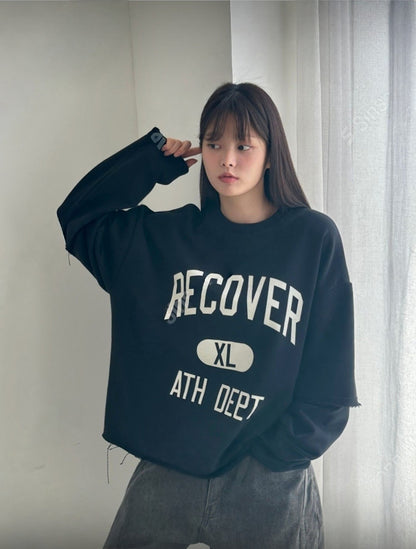 Recover XL Layered Sweatshirt (UNISEX / WOMEN – OVERFIT)