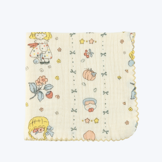 Little Story Garden Cotton Gauze Handkerchief