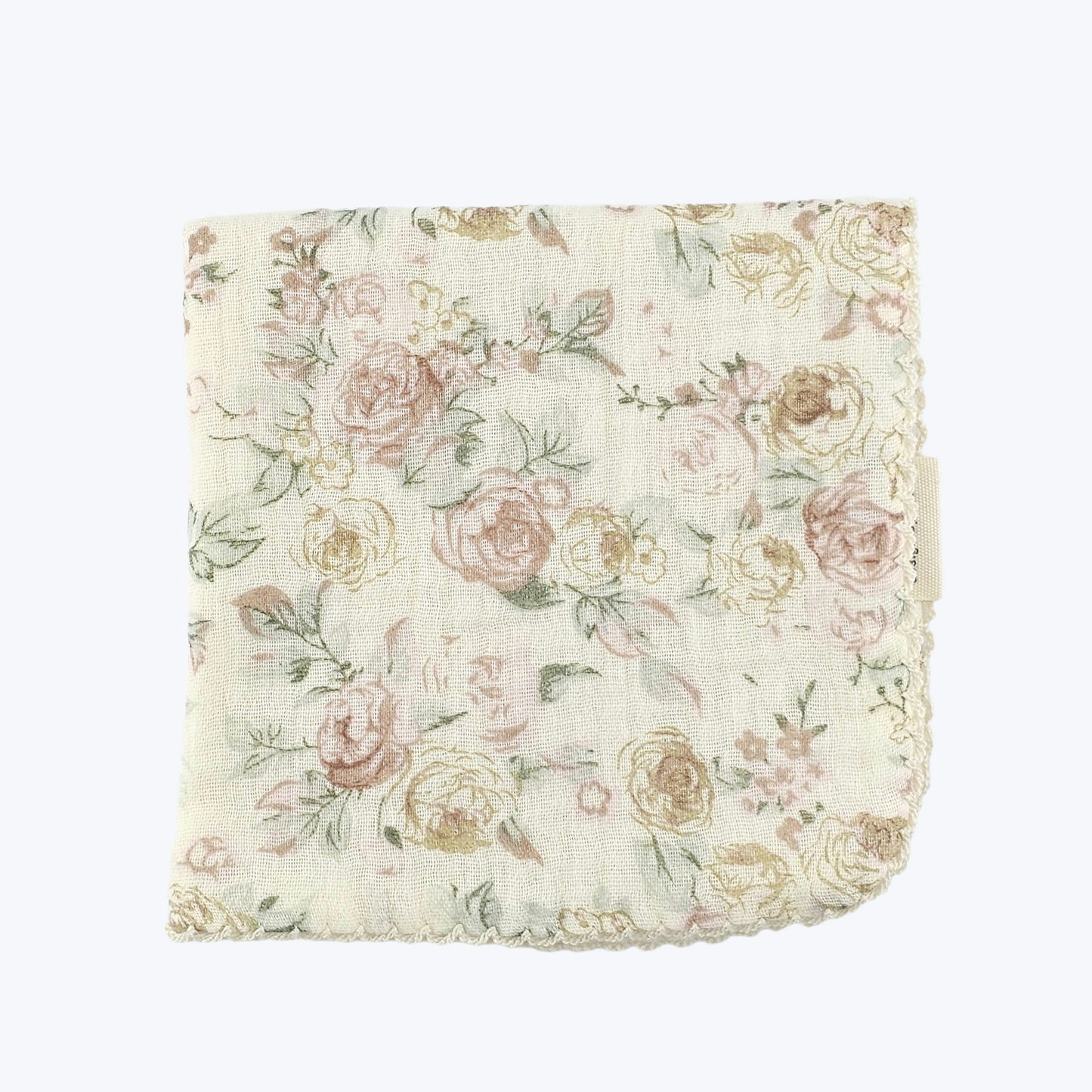 Blush Rose Cotton Gauze Handkerchief