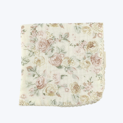 Blush Rose Cotton Gauze Handkerchief