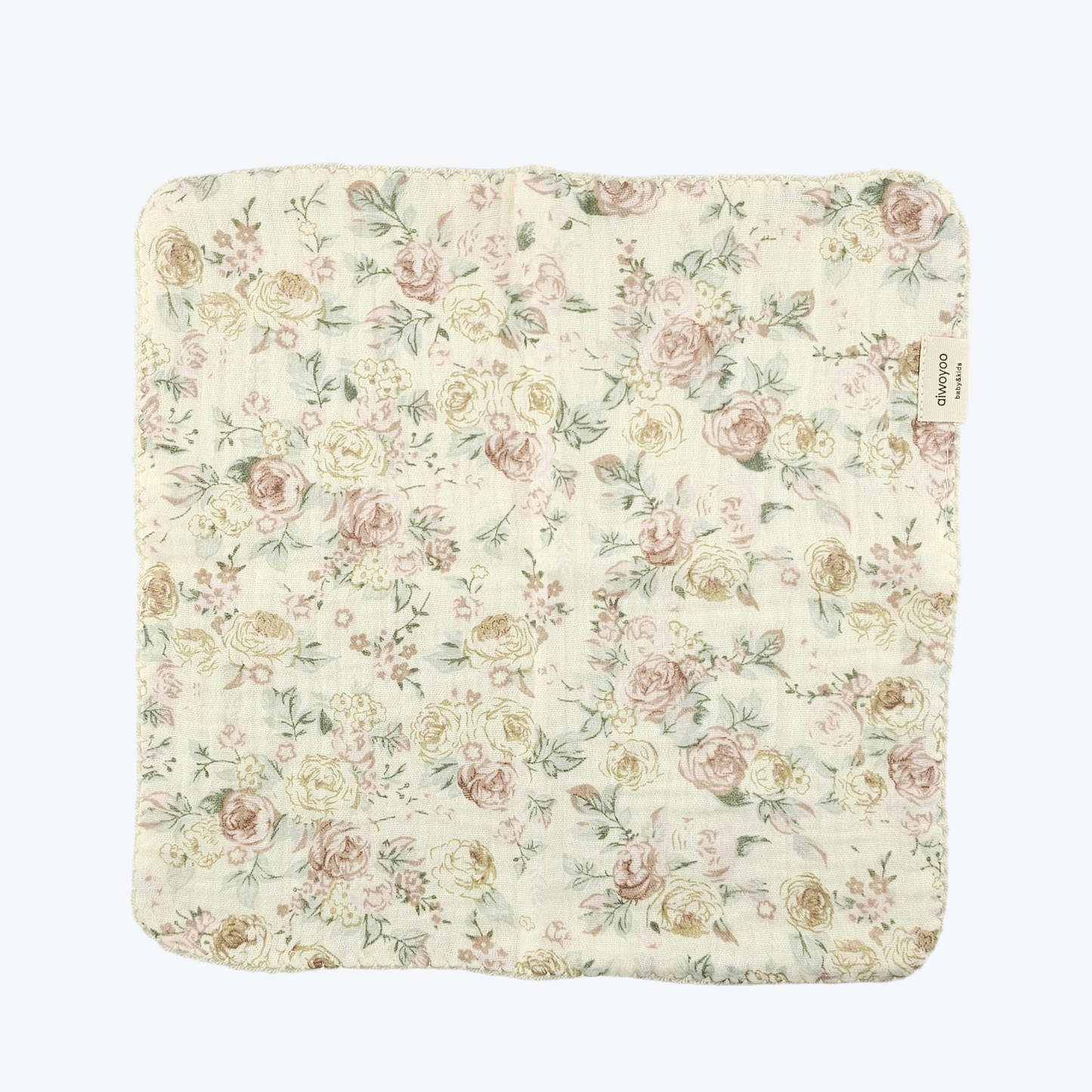 Blush Rose Cotton Gauze Handkerchief