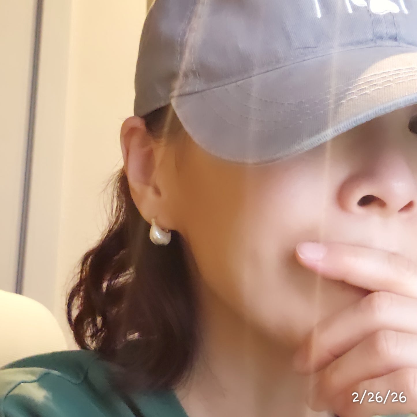 Luna Texture Silver Earrings