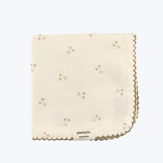 Cherry Mini Print Cotton Handkerchief