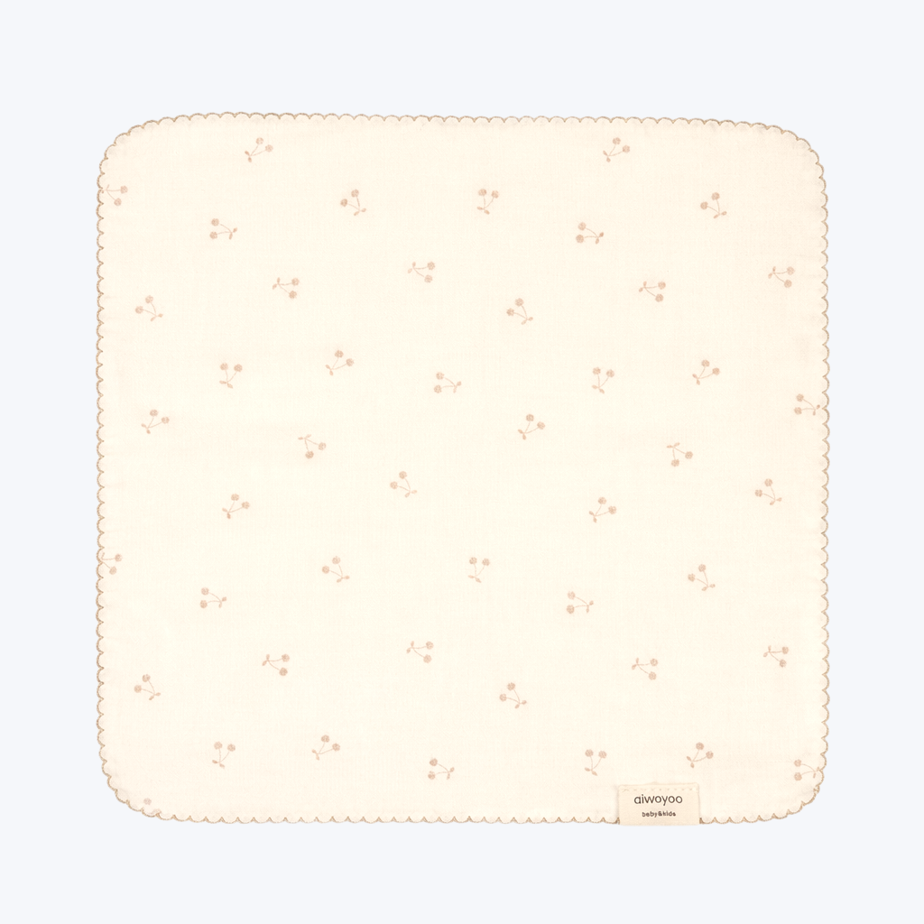 Cherry Mini Print Cotton Handkerchief