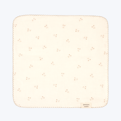 Cherry Mini Print Cotton Handkerchief