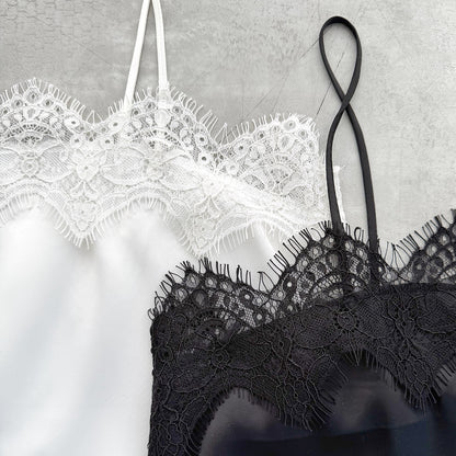 Silk Touch Lace Camisole Top – Women One Size