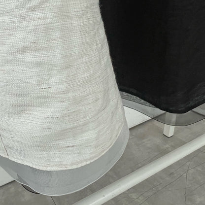 Linen Texture Tie-Waist Maxi Skirt – Women One Size