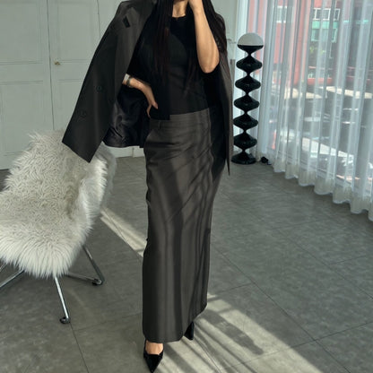ATELIER LINE – Tailored Long Skirt – Women One Size