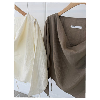 EMMA Draped Blouse  – Women One Size