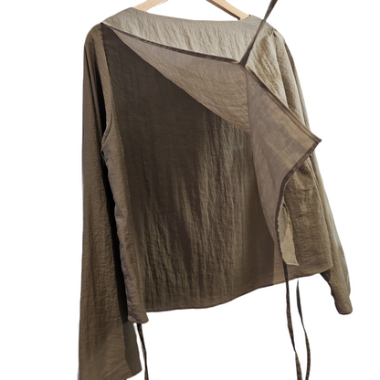 EMMA Draped Blouse  – Women One Size