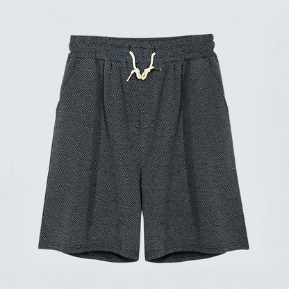 Amber Texture Drawstring Shorts