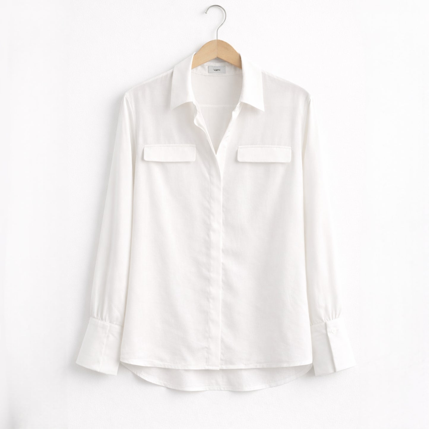 Lip Shape Pocket Soft Flow Blouse – Women One Size