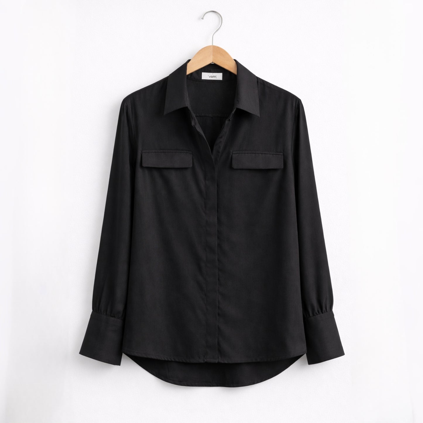 Lip Shape Pocket Soft Flow Blouse – Women One Size