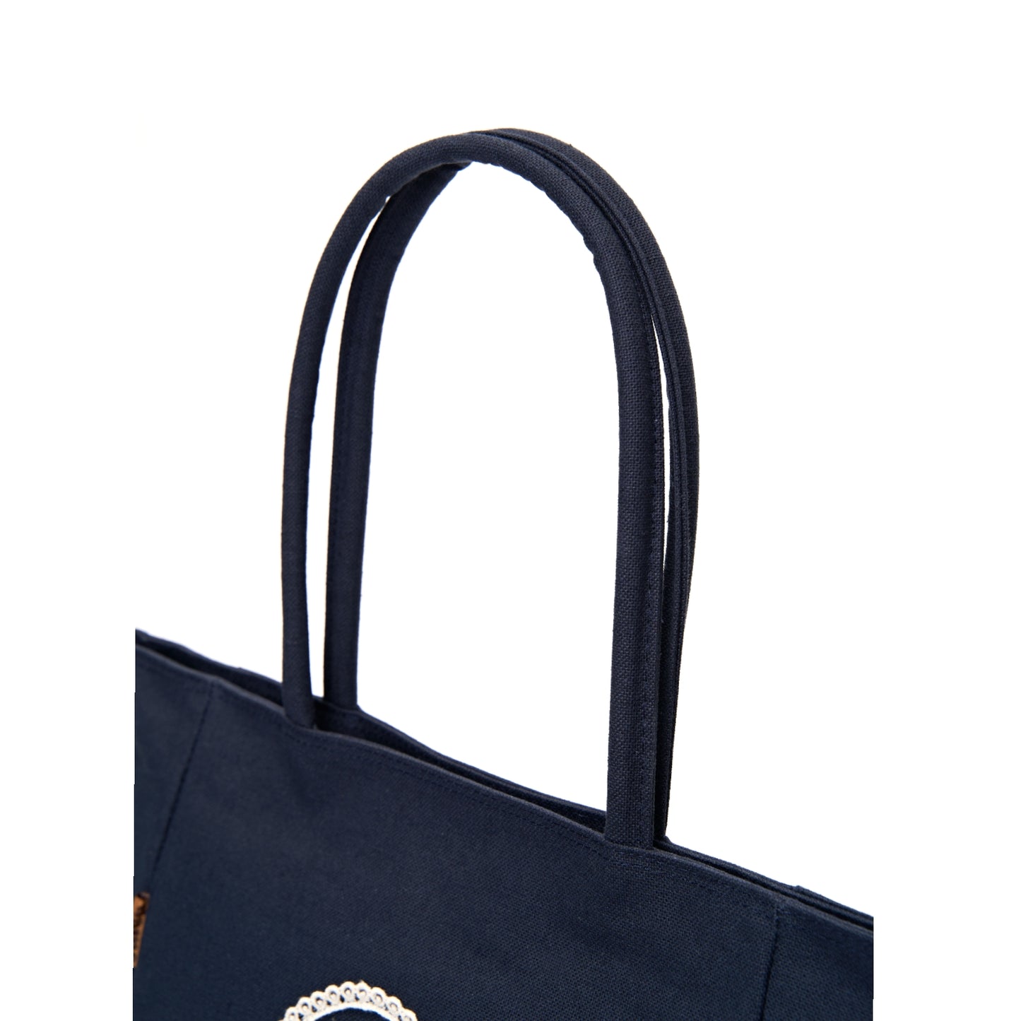 Lily Embroidery Eco Shoulder Bag