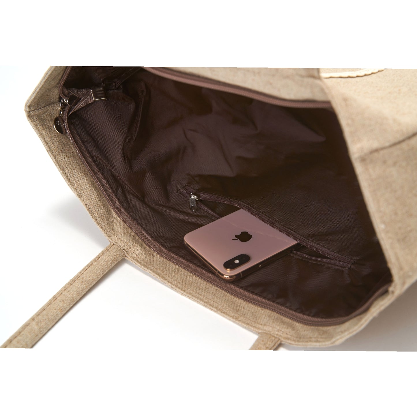 Lily Embroidery Eco Shoulder Bag