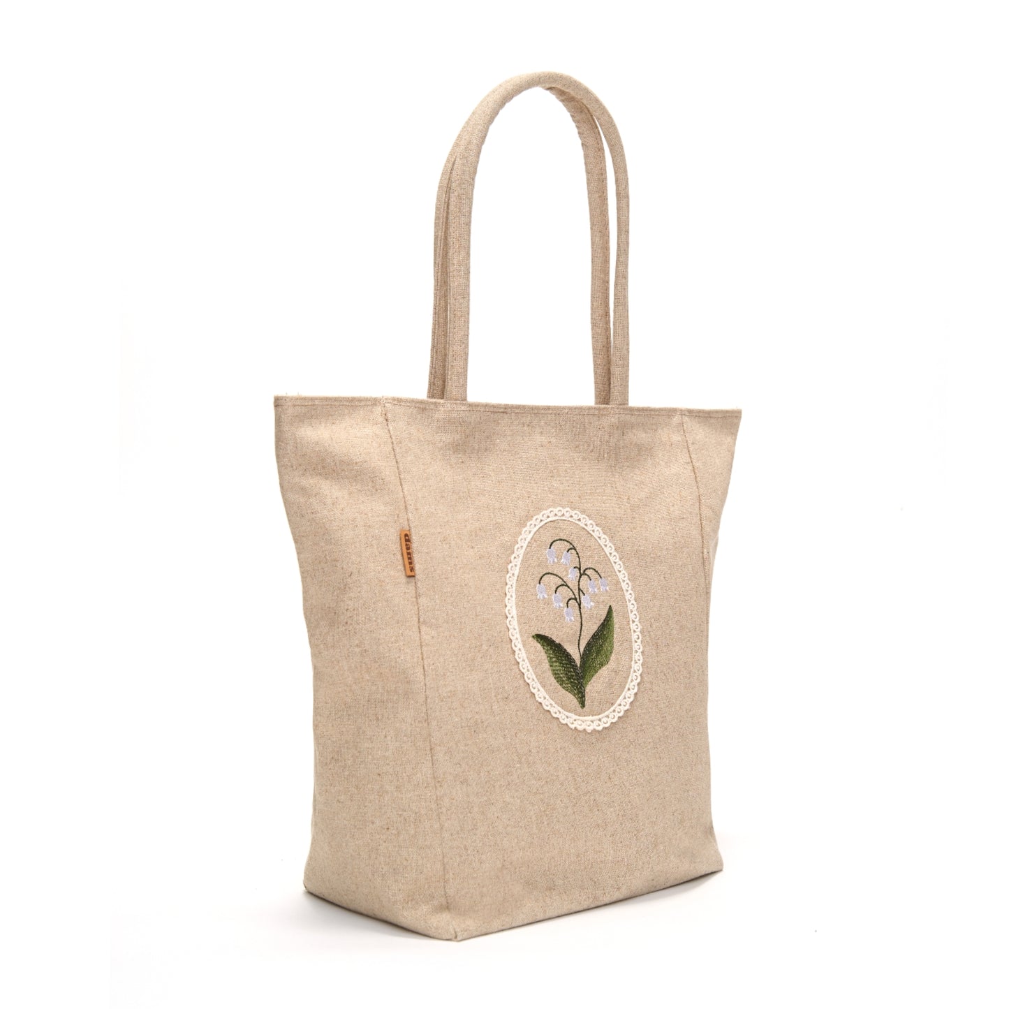 Lily Embroidery Eco Shoulder Bag