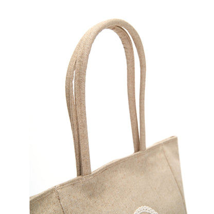 Lily Embroidery Eco Shoulder Bag
