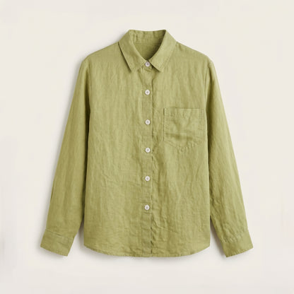Soft Touch Premium Linen Shirt - Women One Size
