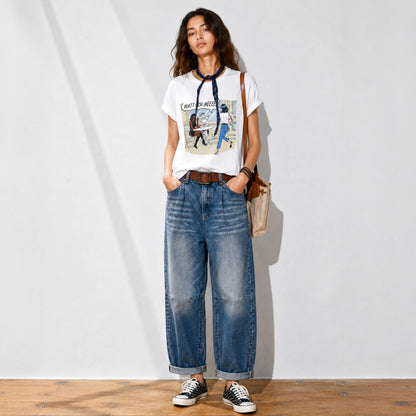 Wait For Me Graphic Tee – Soft Cotton Statement - Women One Size