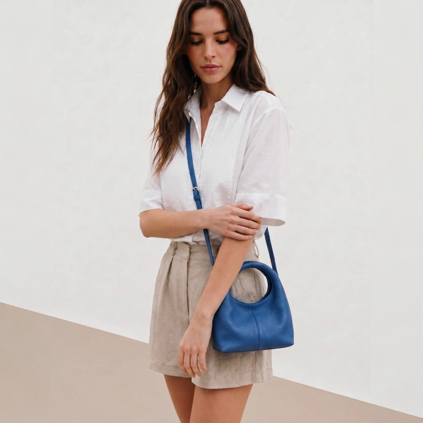 ROA Mini  Leather Tote & Crossbody Bag