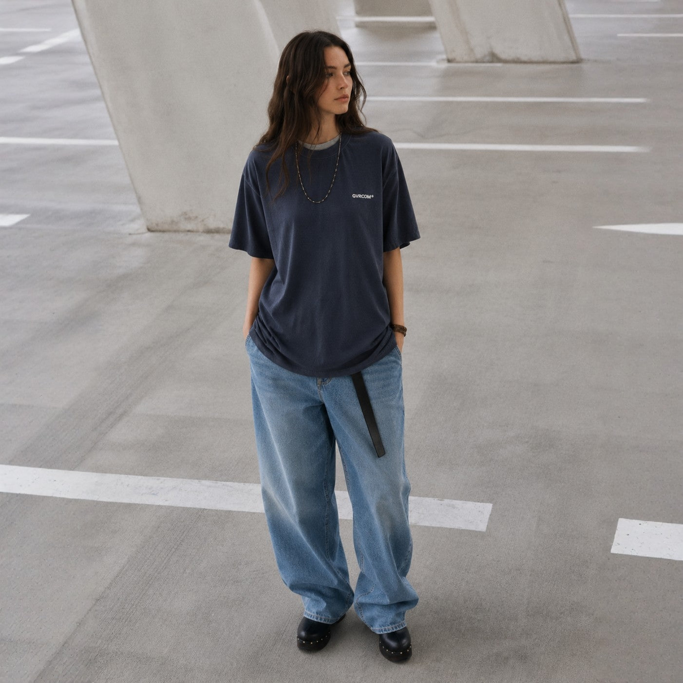 Daytona 1992 Eagle Graphic Tee ( Pigment Dyed ) – Women One Size
