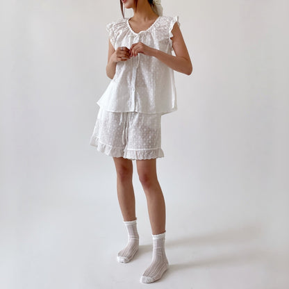Dandelion Cotton Eyelet Pajama Set