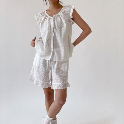 Dandelion Cotton Eyelet Pajama Set